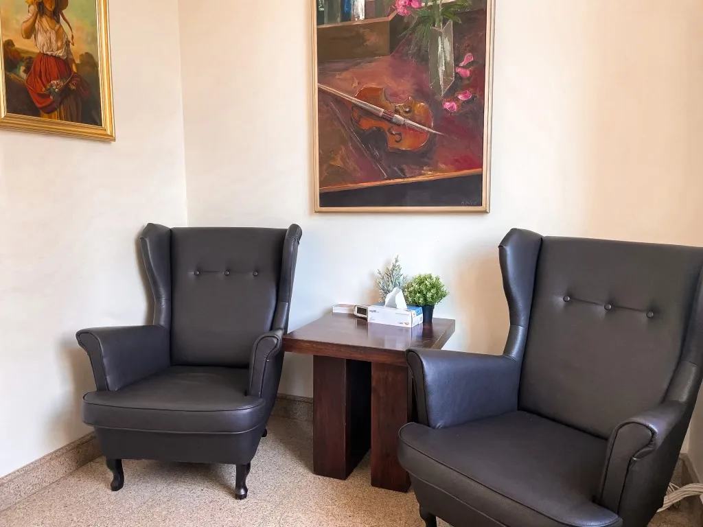 Kameralny gabinet do rozmów indywidualnych