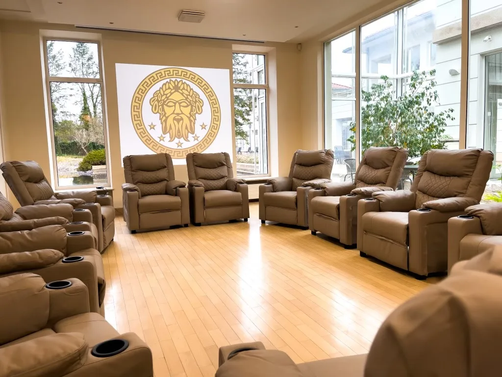 Sala grupowa z fotelami